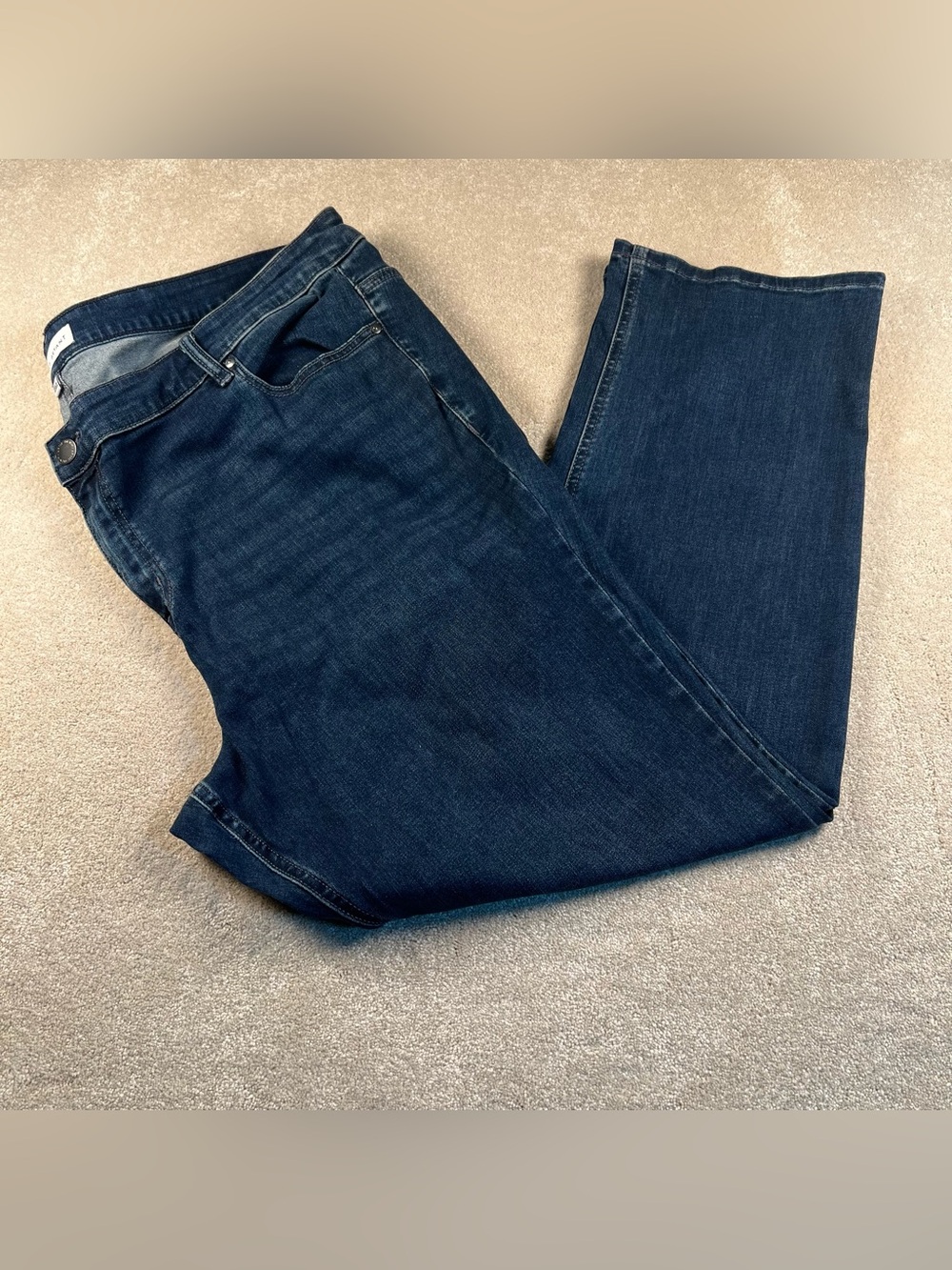 Denim Jeans Lane Bryant Women's 26 High Rise Straight Fit Flex Magic Waistband